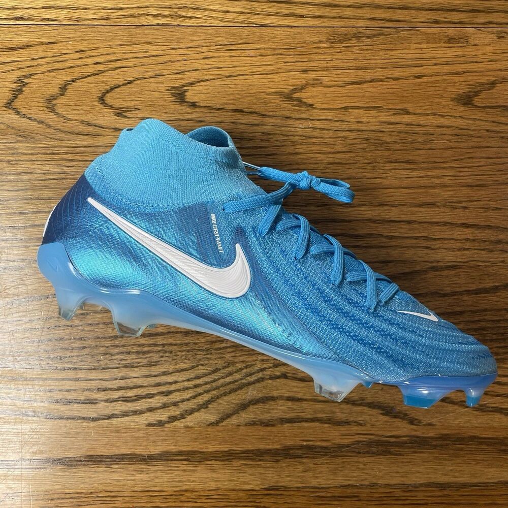 Nike Phantom Luna II 2 Elite FG P Blue Fury White Soccer Men's Sizes Cleats NEW